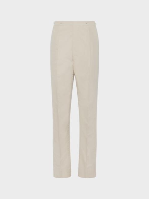 Maison Margiela Creased Cotton silk trousers