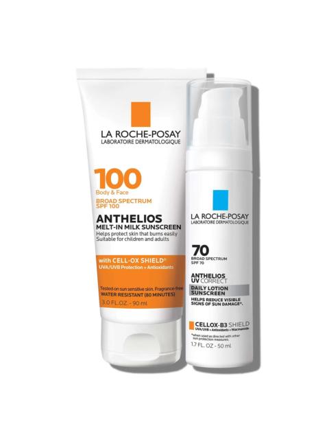 LA ROCHE-POSAY Anthelios High SPF Face & Body Sunscreen Set