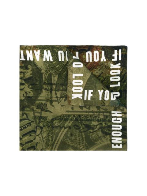 Givenchy dollar print scarf