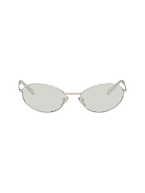 Prada Silver Logo Sunglasses