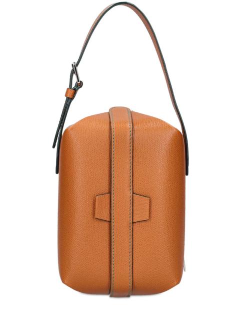 Valextra NEW TRIC TRAC GRAINED LEATHER BAG