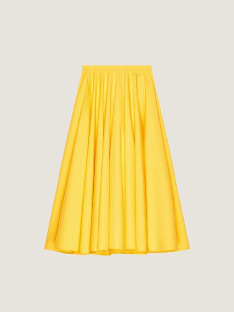 Givenchy LONG CIRCULAR SKIRT IN POPLIN