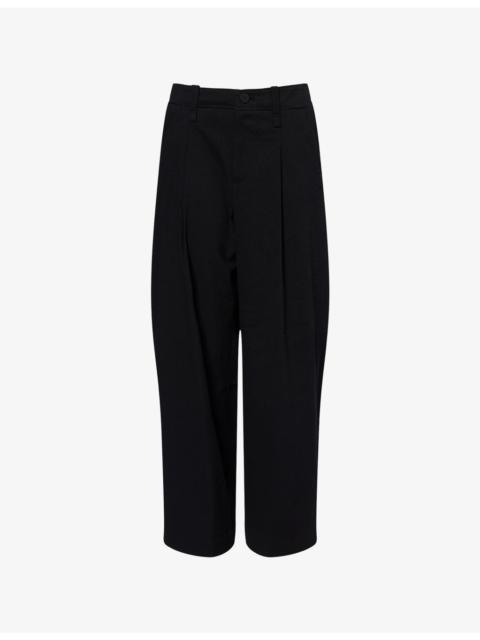 ISSEY MIYAKE Pleat Crepe Woven Trousers