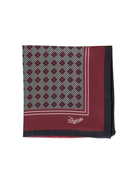 ZEGNA logo-print scarf