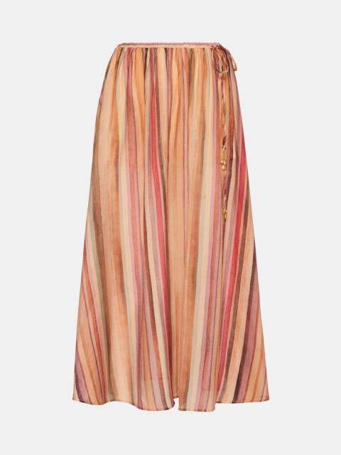 STEVE MADDEN SHILLOH SKIRT STRIPE MULTI