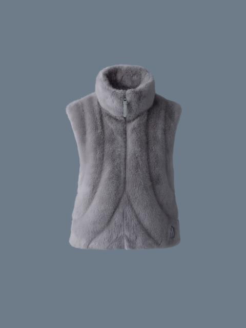 MACKAGE GINNY Brushed faux-fur vest