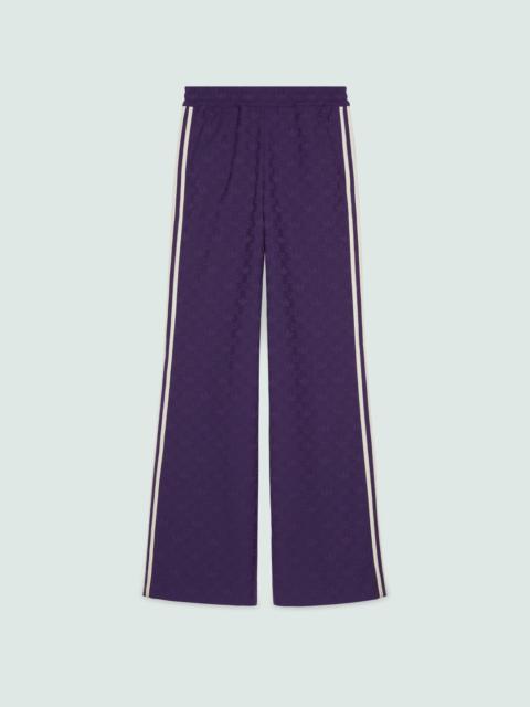 GUCCI adidas x Gucci GG Trefoil wide-leg pant