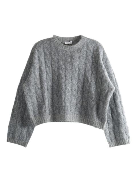 Brunello Cucinelli cable-knit sweater