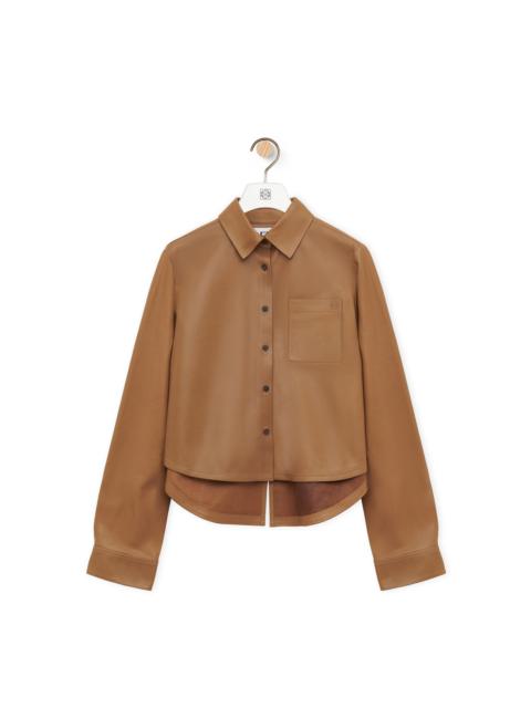 Loewe Trapeze shirt in nappa lambskin