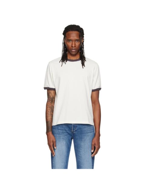 JEANERICA Off-White Ringer T-shirt