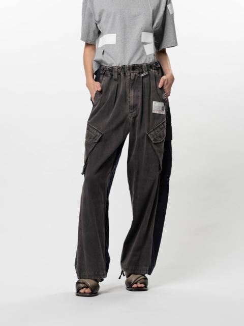 Maison MIHARAYASUHIRO Front Back Combined Cargo Pants