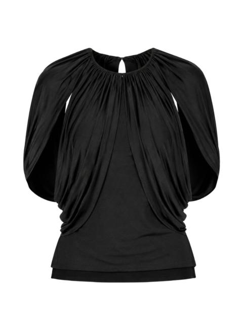ANNA OCTOBER Evangeline draped blouse