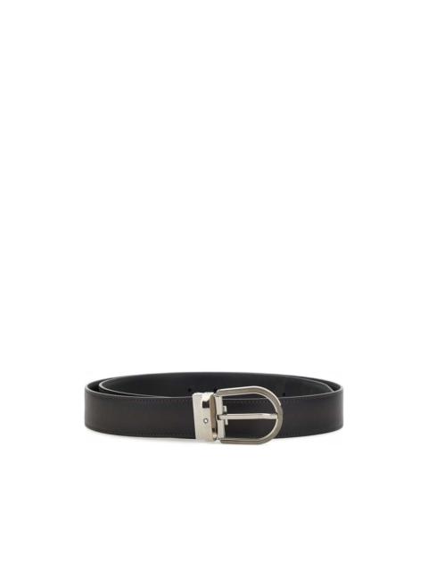 Montblanc Horseshoe leather belt