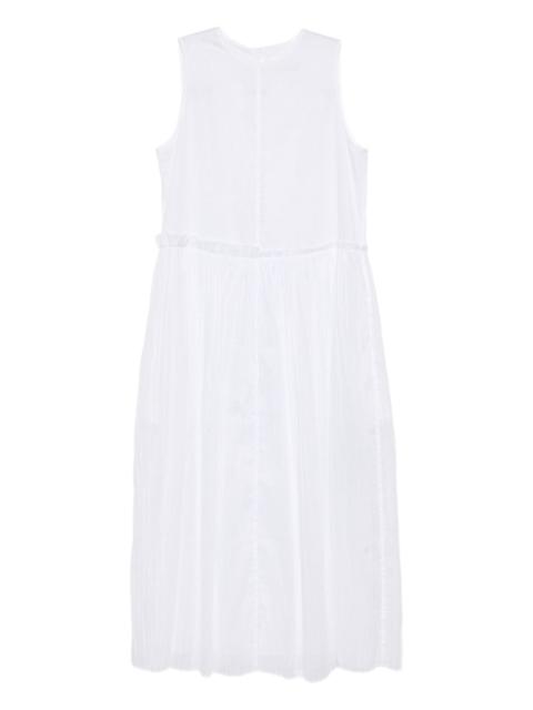 Jil Sander pleated cotton dress