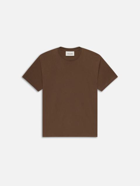 FRAME FRAME Logo Tee in Soft Mocha