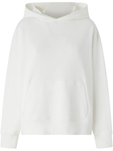 PINKO logo-embroidered hoodie