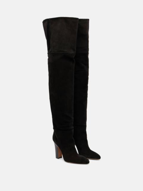 PARIS TEXAS Lavinia suede over-the-knee boots
