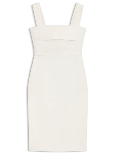 BOSS SLIM-FIT JERSEY DRESS WITH LAYERED DETAIL