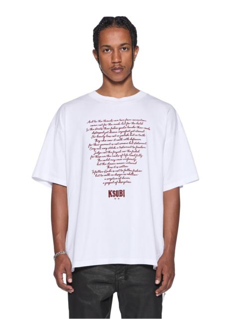 Ksubi CYPHA BIGGIE SS TRU WHITE