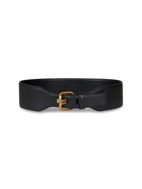thick leather belt