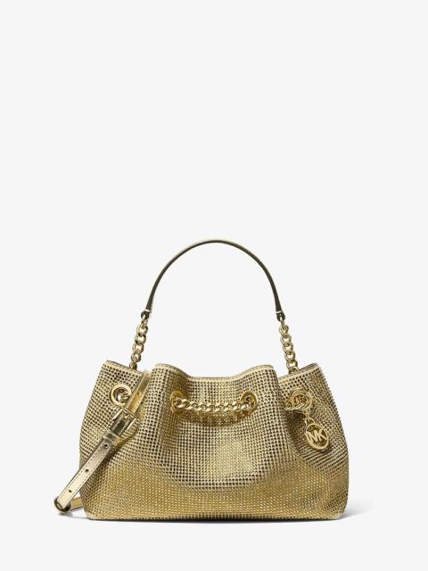 MICHAEL KORS Mina Small Embellished Convertible Crossbody Bag