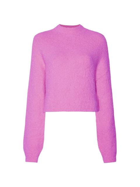 LAPOINTE long-sleeve cropped sweater