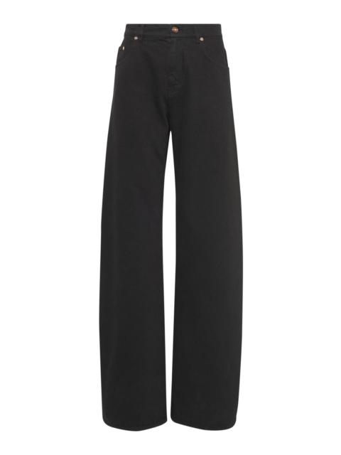 GABRIELA HEARST Amoret Jean in Black Recycled Cotton Denim