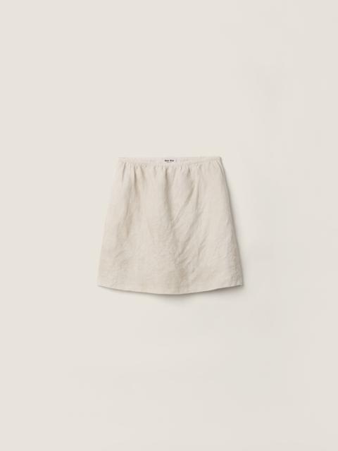 Miu Miu Linen skirt