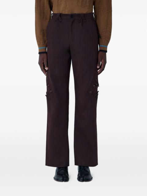 Kiko Kostadinov rivet leg trousers