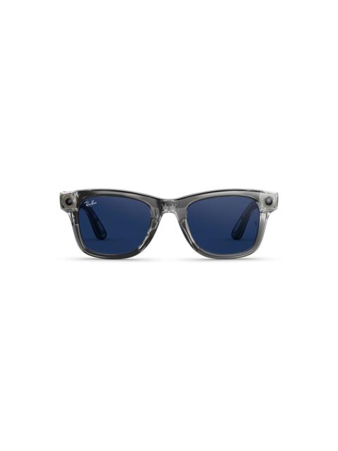 Ray-Ban Ray-Ban Meta Wayfarer (Gen 2) Shiny Transparent Grey Transitions® Sapphire Lenses