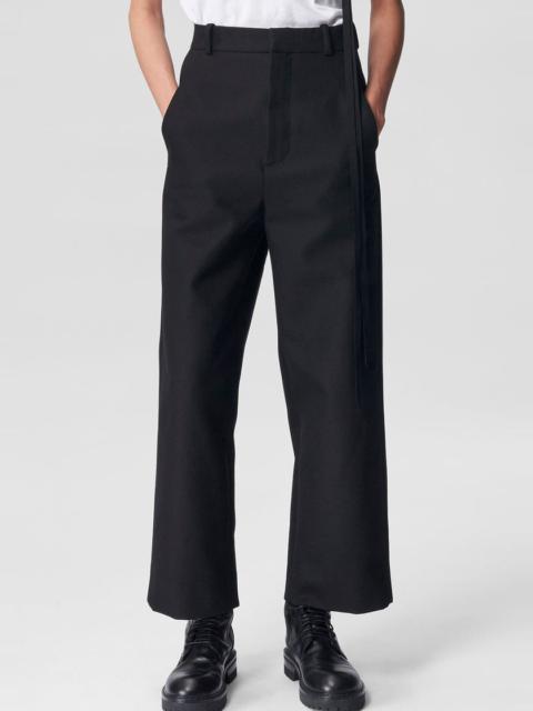 Ann Demeulemeester Kylie Cropped High Waist Trousers