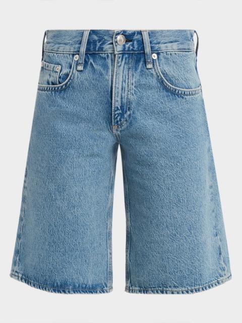 rag & bone Ariel Low-Rise Denim Shorts