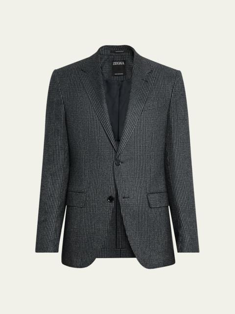 ZEGNA Men's Oasi Cashmere Glen Plaid Two-Button Sport Coat