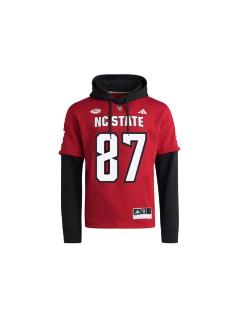 adidas adidas Wolfpack Jersey Hoodie Team Power Red Black