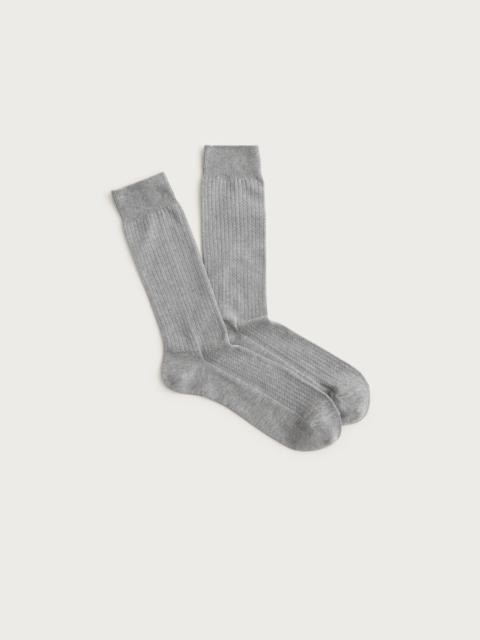 J.CREW Texture-stripe socks