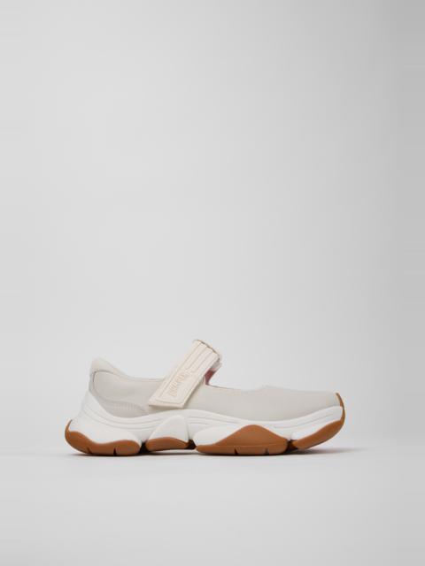 CAMPER Karst 2 White Leather Sneakers for Women.