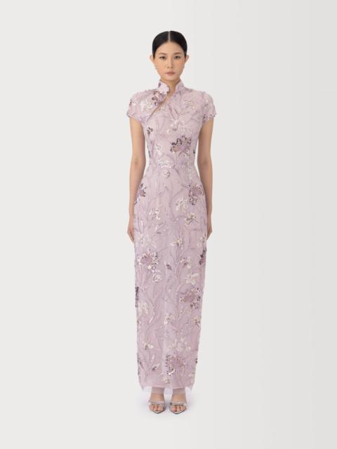SAU LEE SERAPHINE EMBROIDERED DRESS