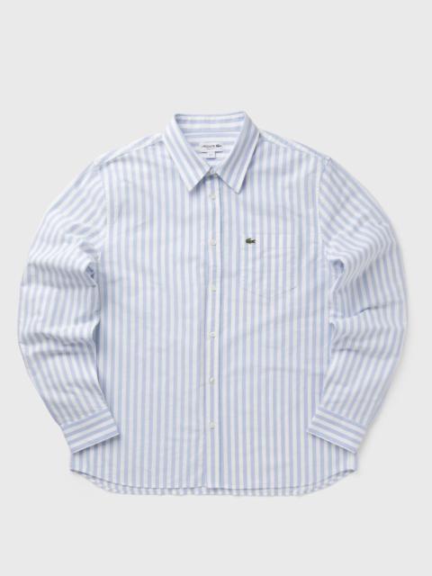 Regular fit striped Oxford cotton shirt