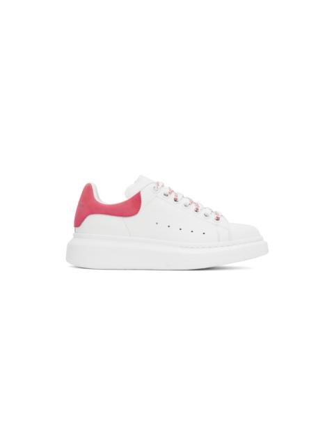 Alexander McQueen White & Pink Oversized Sneakers