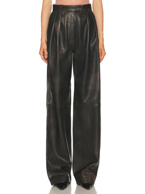 Tailored Leather Trouser