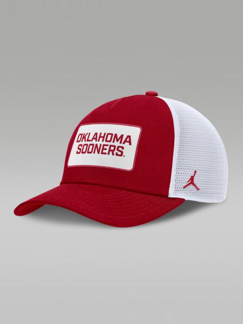 Jordan Oklahoma On-Field Rise Men's Nike Jordan Brand College Trucker Adjustable Hat