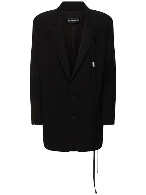 Ann Demeulemeester Anthoon tailored wool blend blazer