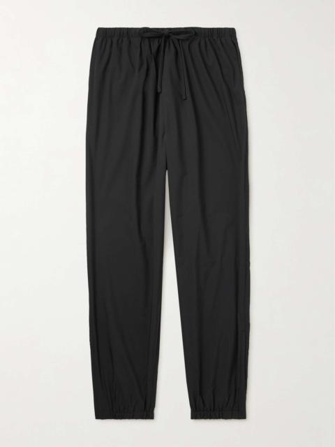 KAPTAIN SUNSHINE Tapered Cotton-Blend Drawstring Trousers