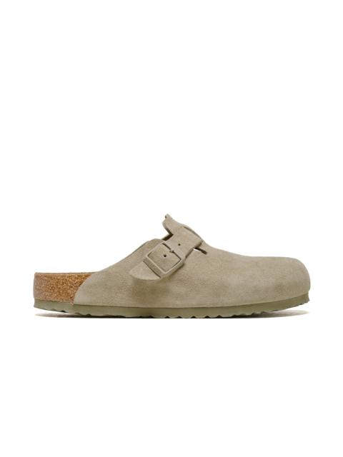 BIRKENSTOCK Boston Faded Khaki Suede