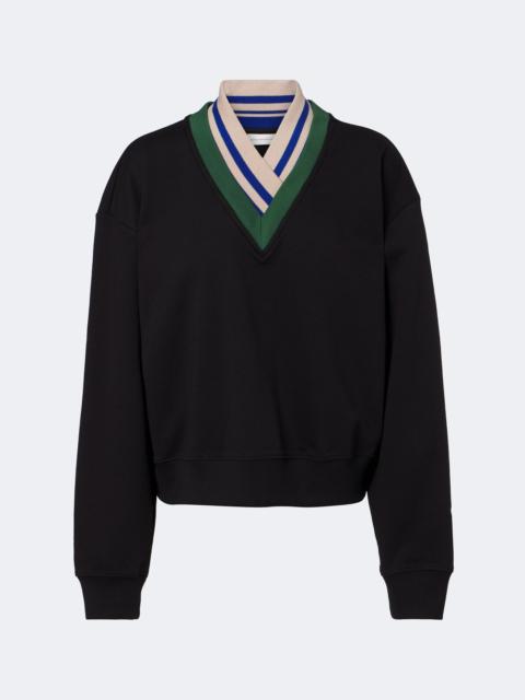 Dries Van Noten Cotton jersey sweatshirt