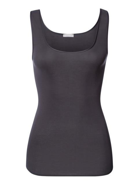 HANRO Cotton Seamless Round Neck Cotton Tank Top