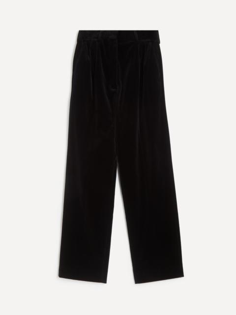 BLAZÉ MILANO Jealousy Fox Black Velvet Trousers