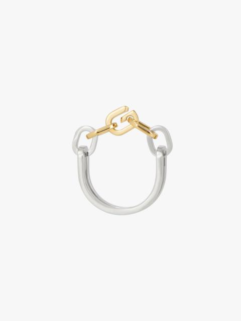 Givenchy G LINK TWO TONE RING