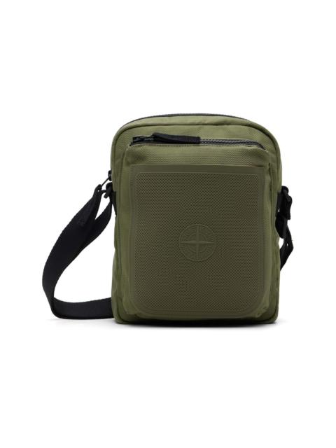 Stone Island Khaki 9200029 Nylon Panama Accessories Bag