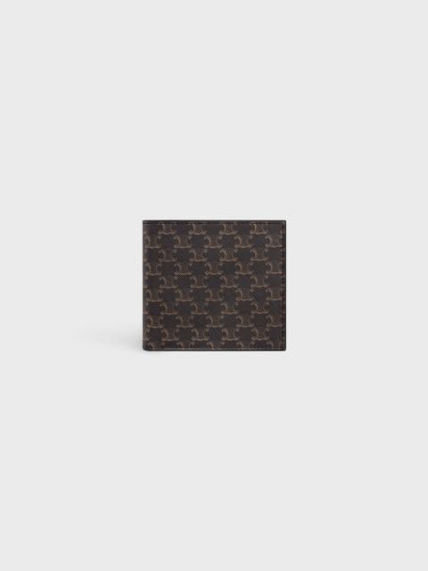 CELINE BI-FOLD WALLET  IN  TRIOMPHE CANVAS